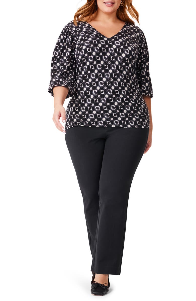 NIC+ZOE Midnight Shibori Top, Alternate, color, 