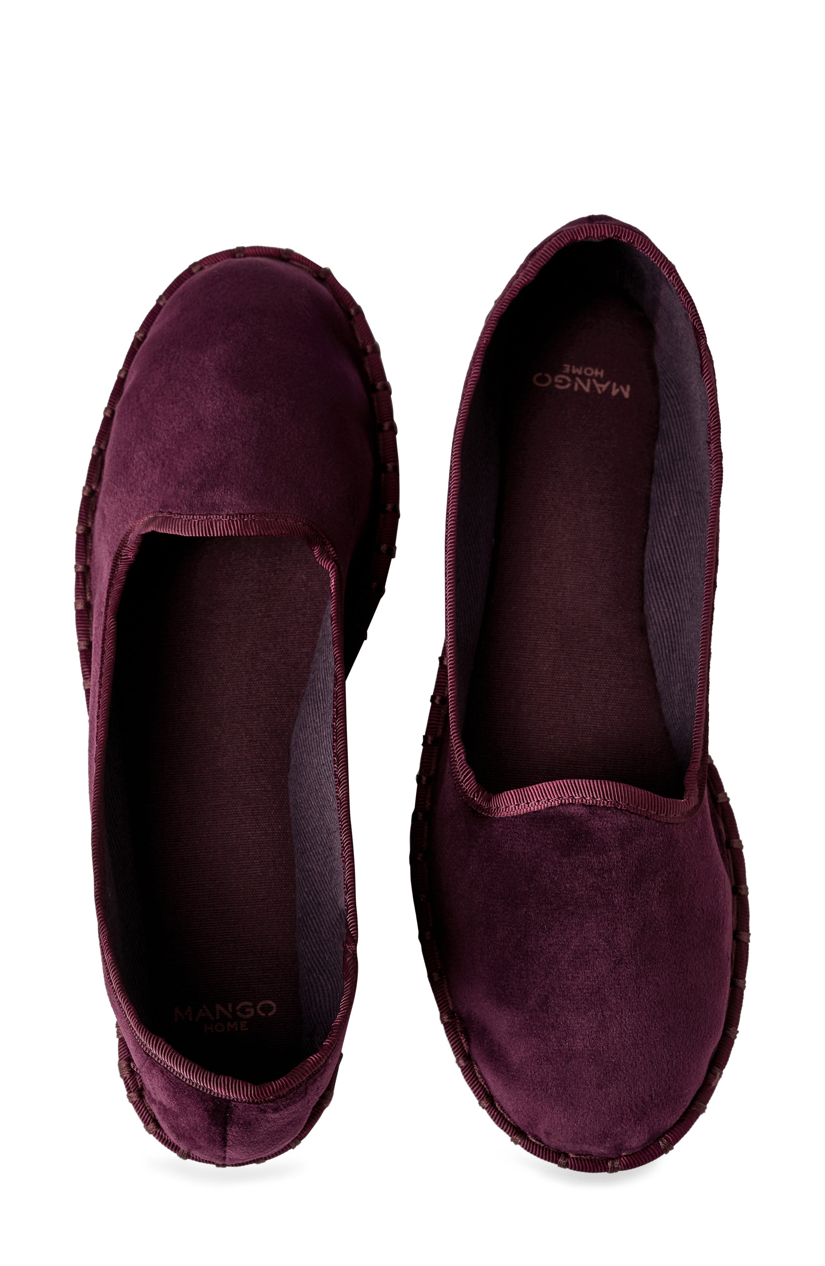 MANGO Velour Loafer, Alternate, color, 