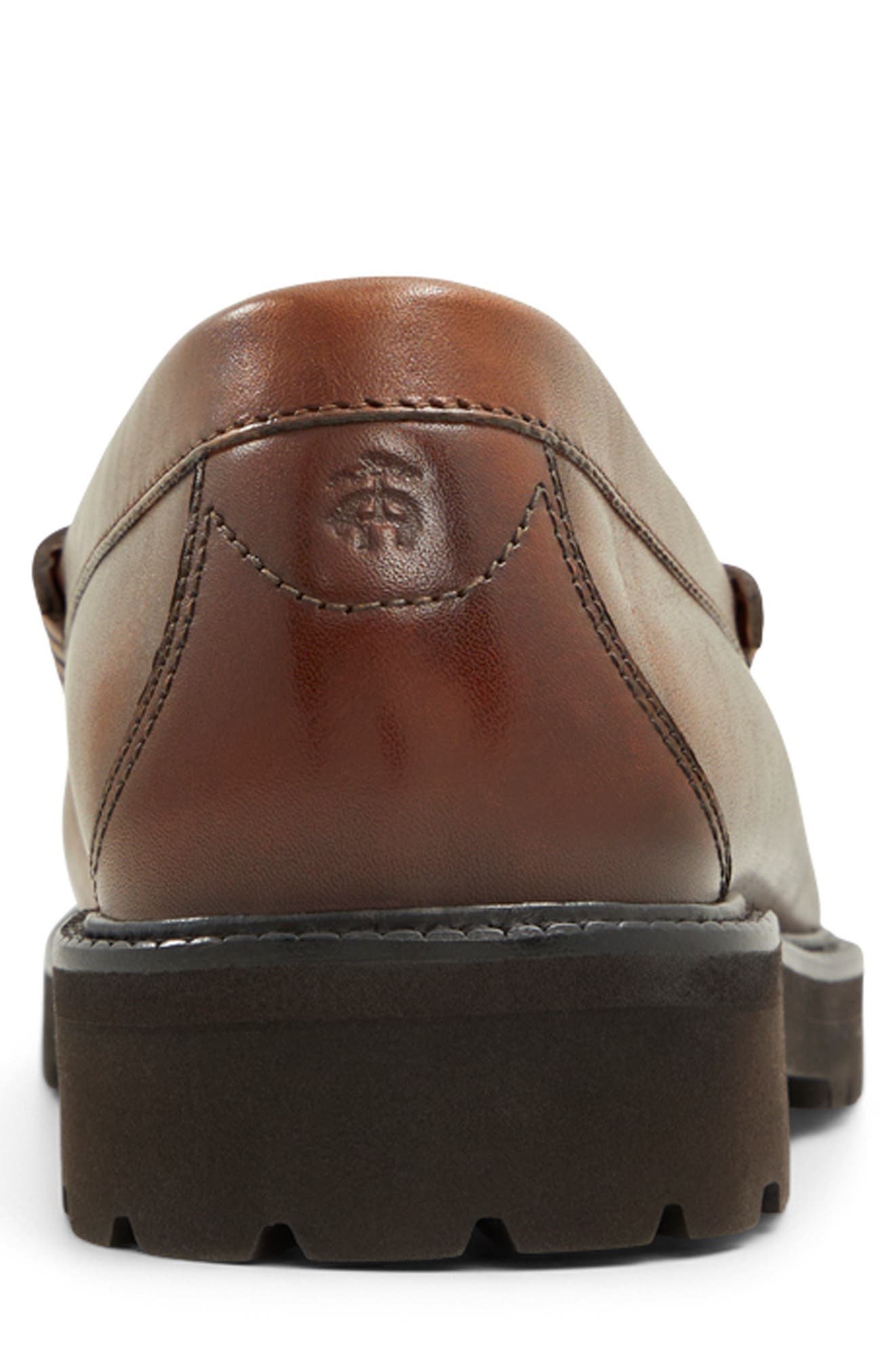 Brooks Brothers Bleecker Lug Sole Penny Loafer, Alternate, color, Cognac
