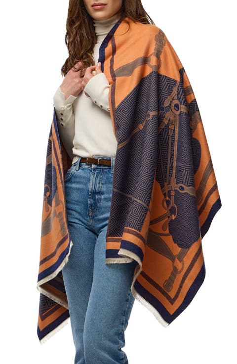 Horse Lover Reversible Print Scarf