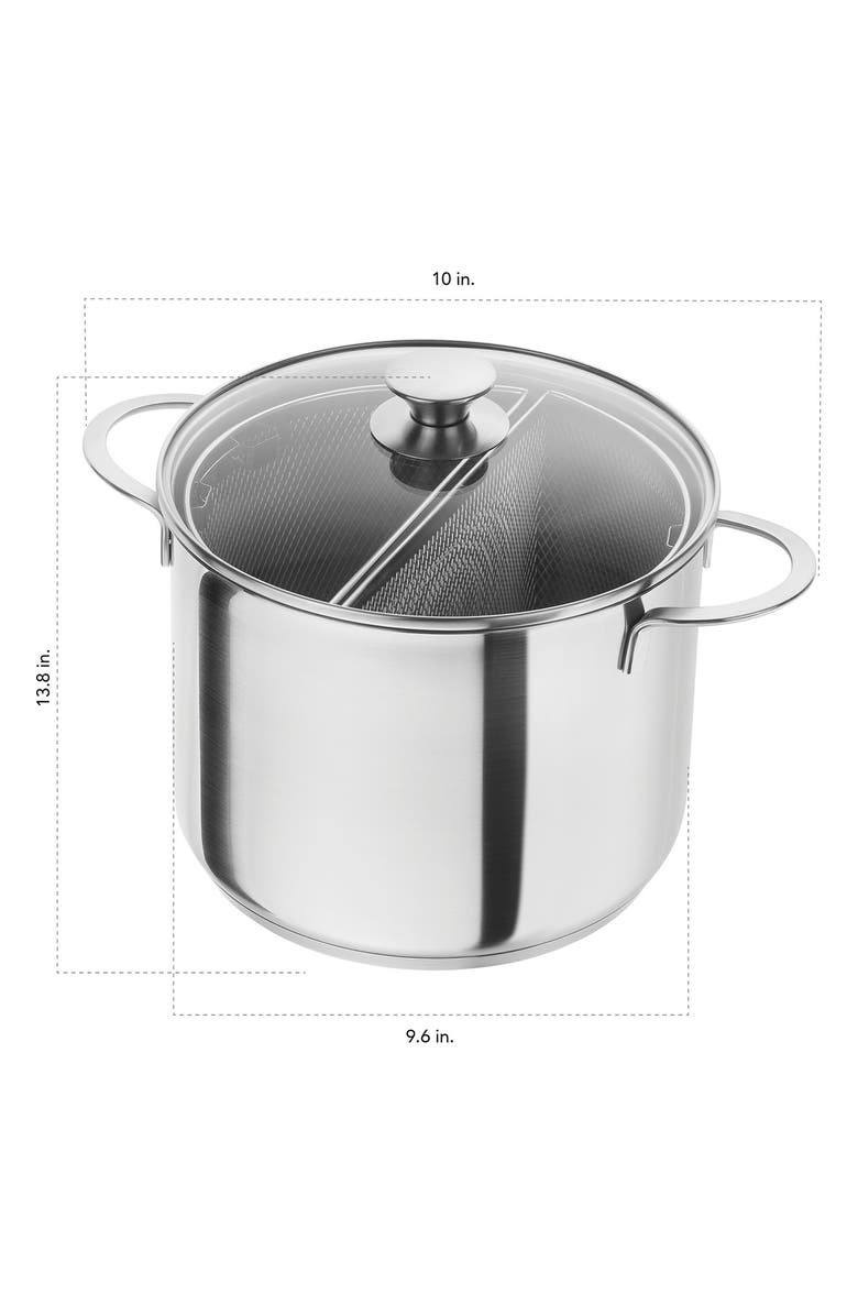 Demeyere Resto 8.5-Quart Stainless Steel Pot, Alternate, color,
