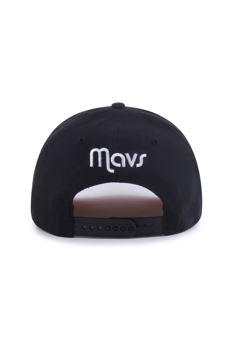 Men's Brand Seen by '47 Black Dallas Mavericks Sorry I Was Hooping Hitch Adjustable Hat, Alternate, color, Black