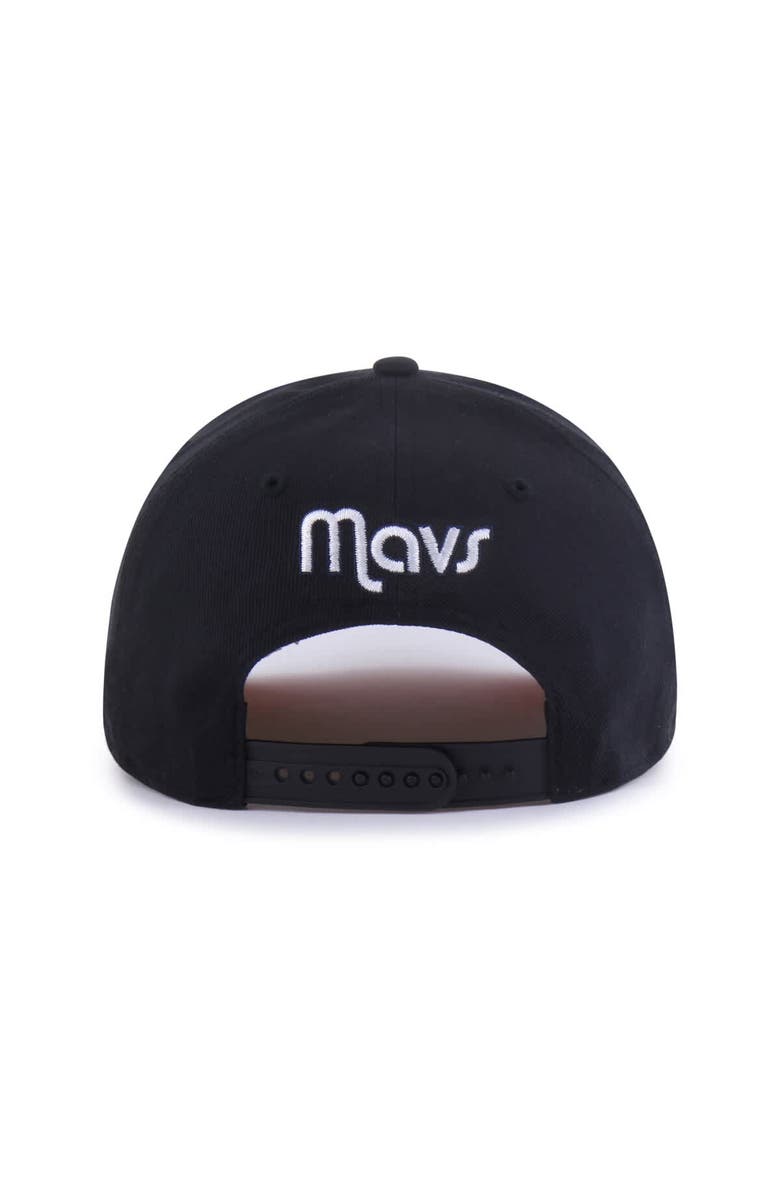 '47 Men's Brand Seen by '47 Black Dallas Mavericks Sorry I Was Hooping Hitch Adjustable Hat, Alternate, color, Black
