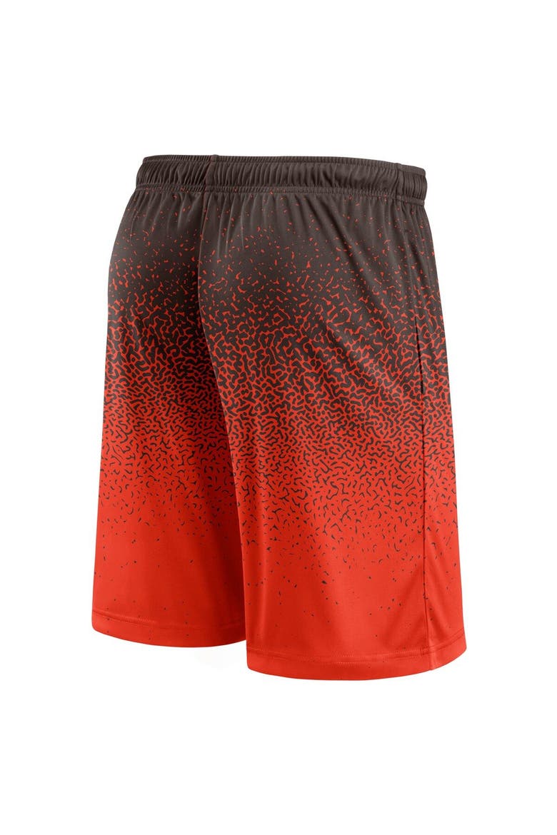 Men's Fanatics Branded Brown/Orange Cleveland Browns Ombre Shorts, Alternate, color, Brown