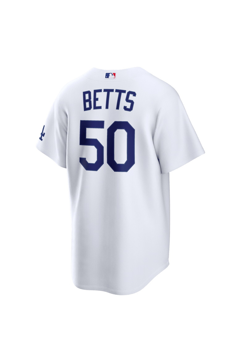 Men's Nike Mookie Betts White Los Angeles Dodgers Home Stadium Jersey, Alternate, color, White