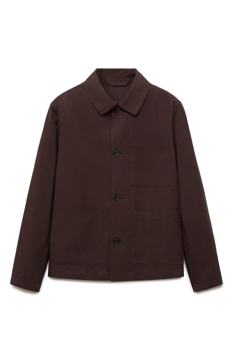 MANGO Tencel<sup>®</sup> Lyocell Blend Overshirt, Alternate, color,