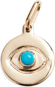 Anzie Evil Eye Disc Pendant