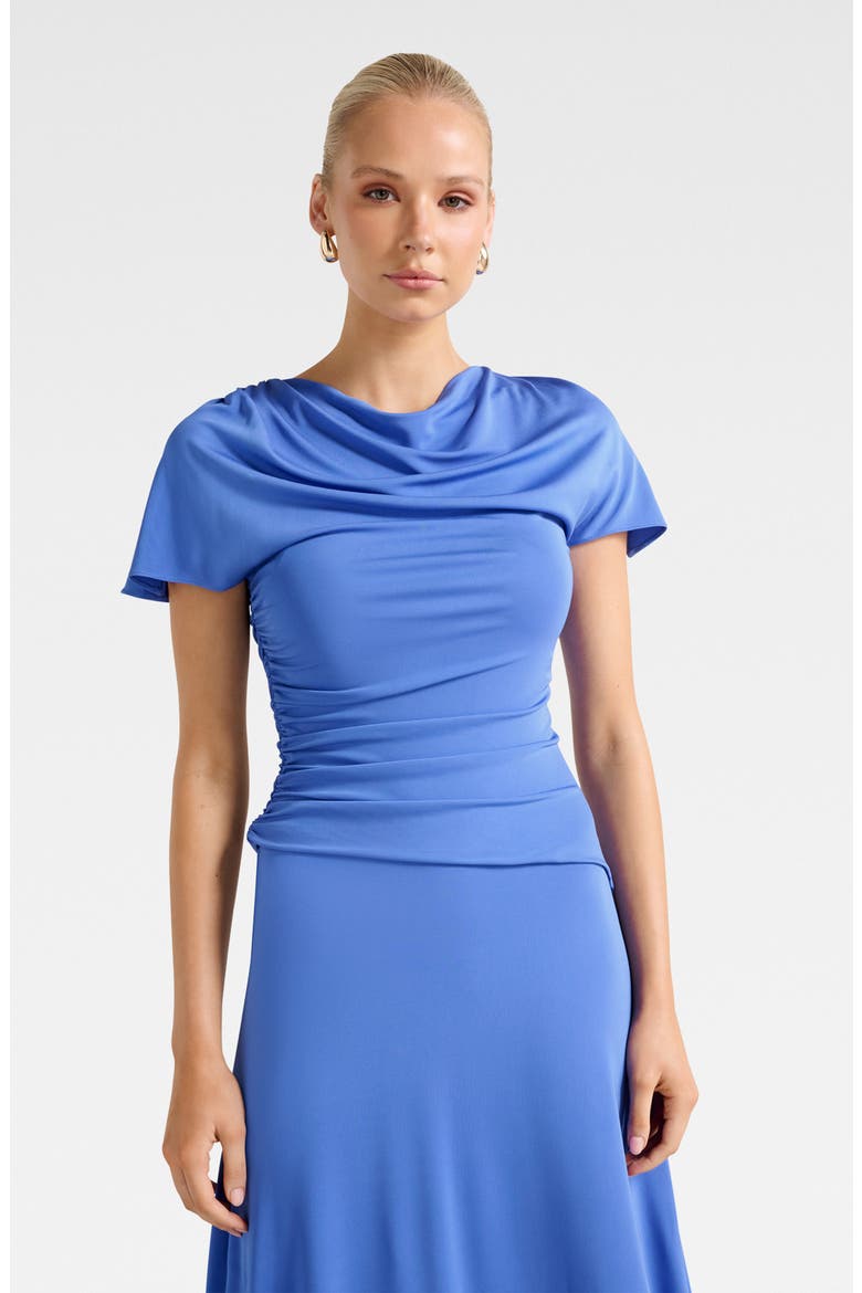 Gemini Jersey Maxi Dress, Alternate, color, CORNFLOWER BREEZE