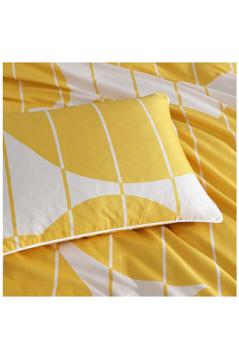 300 Thread Count Unikko Duvet Cover & Shams Set, Alternate, color, OPEN MEDIUM YELLOW