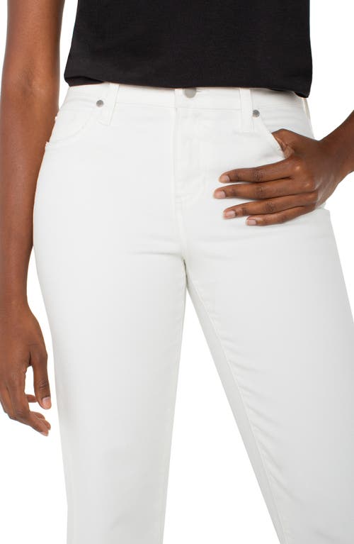 Liverpool Los Angeles Liv Non-skinny Skinny Jeans In Bone White