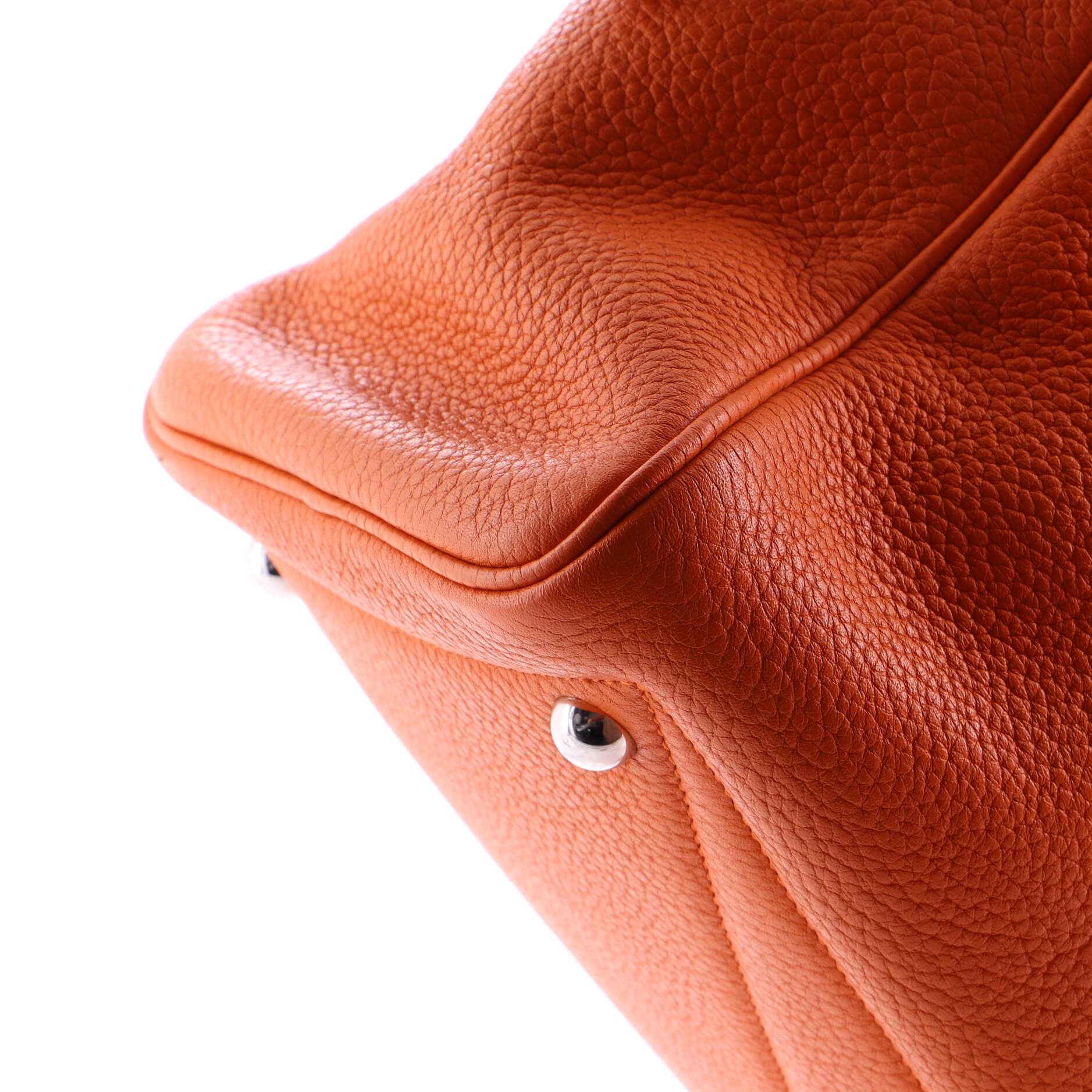 Pre-Owned Hermes Victoria II Bag Clemence 35, Alternate, color, Orange H