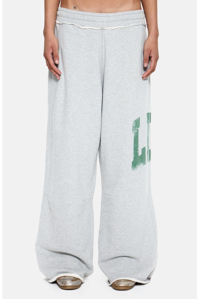 LDN Print Grey Marl Monster Joggers, Main, color, GREY