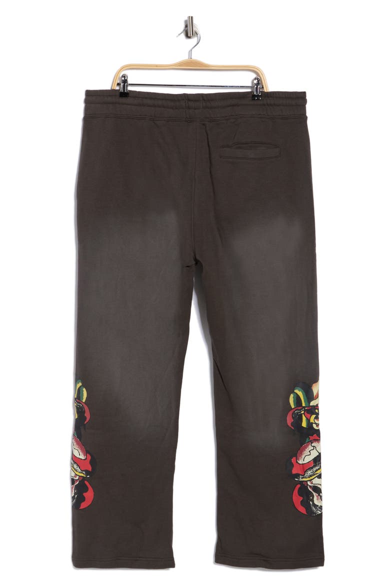 Skulls Baggy Sweatpants, Alternate, color, SUNFADE GREY
