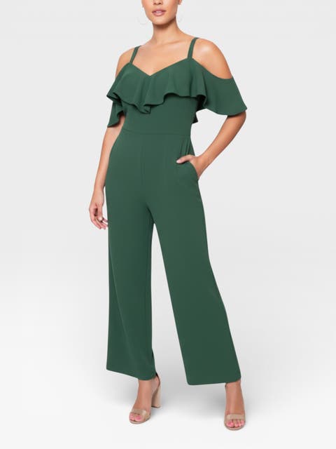 Marcella Off the Shoulder Ruffle Jumpsuit