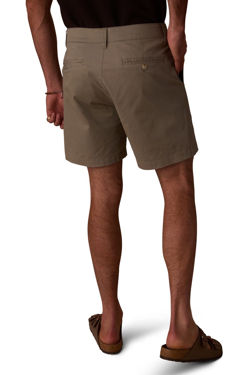 The Normal Brand Stretch Cotton Chino Shorts, Alternate, color, Moss