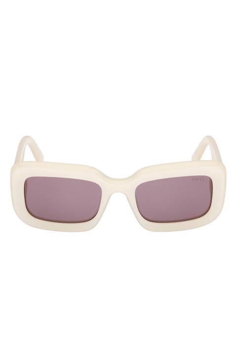 52mm Rectangular Sunglasses