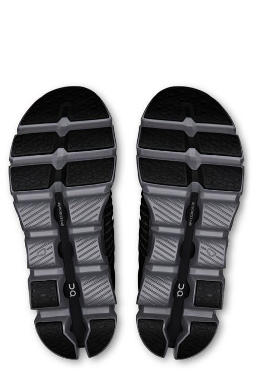 On Men's Cloudswift 4 Ad Black Sneakers In Black/rock