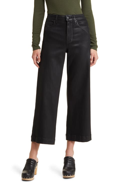 Anessa Wide Leg Faux Leather Pants