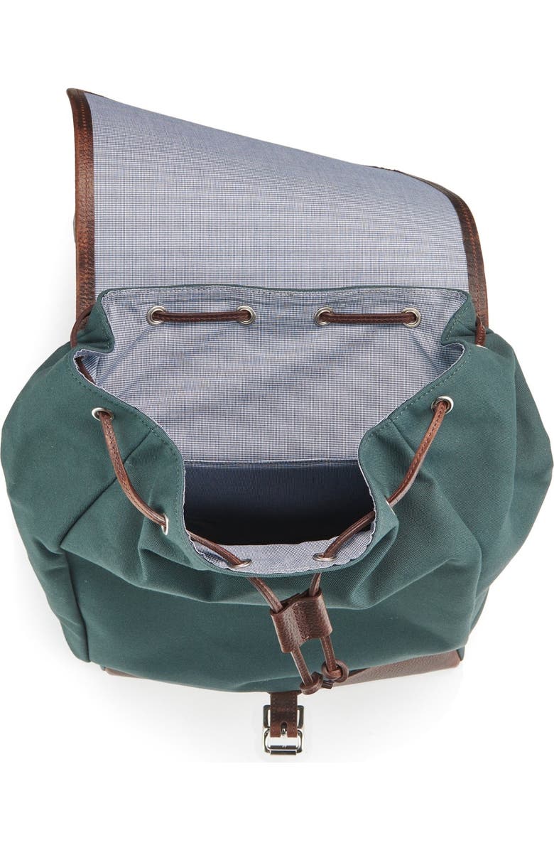 Prince of Scots Wanderlust Cotswold Canvas Backpack, Alternate, color, Classic Green