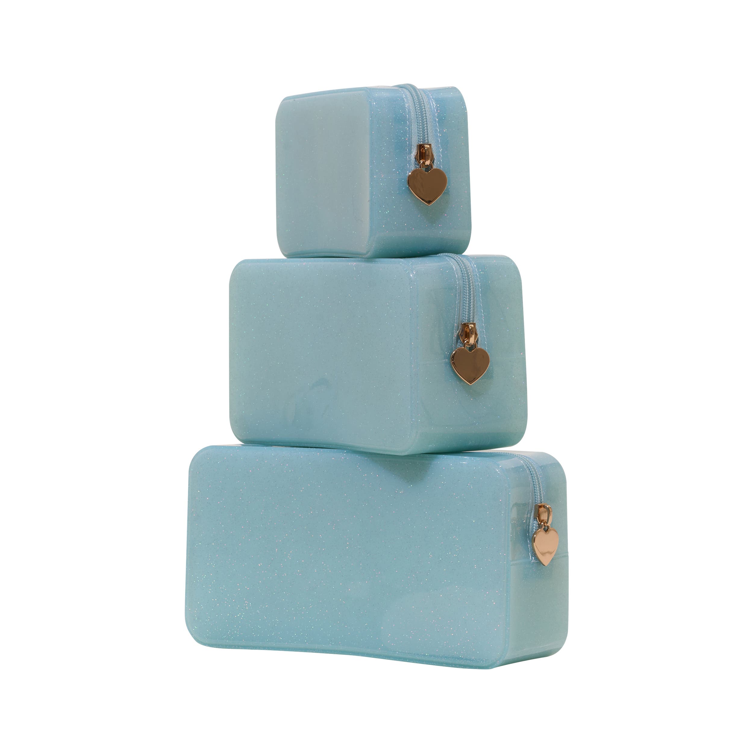 Glitter Jelly Pouch Collection, Alternate, color, Blue