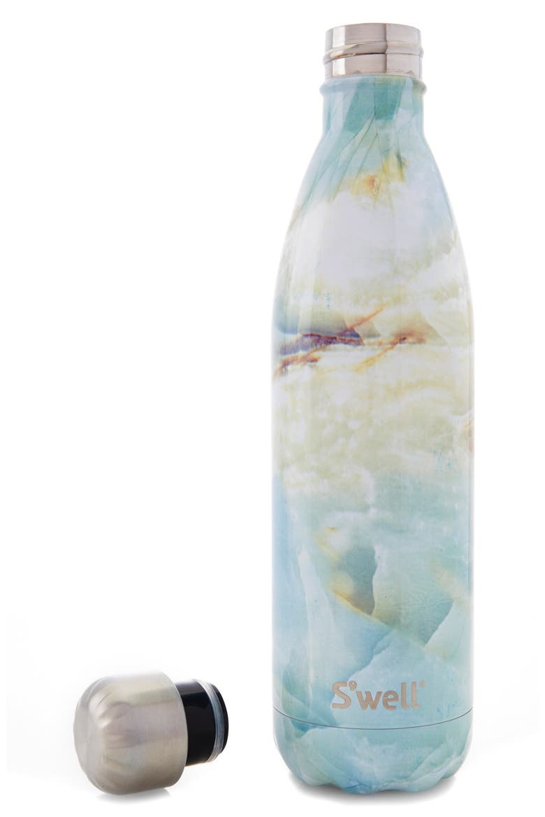 Elements Collection - Opal Marble Stainless Steel Water Bottle, Alternate, color, OPAL MARBLE