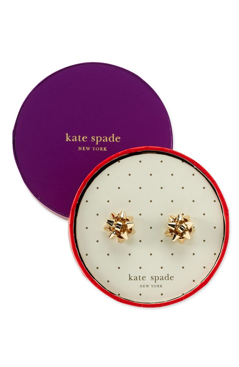 Kate Spade New York kate spade 'bourgeois bow' stud earrings, Alternate, color, 
