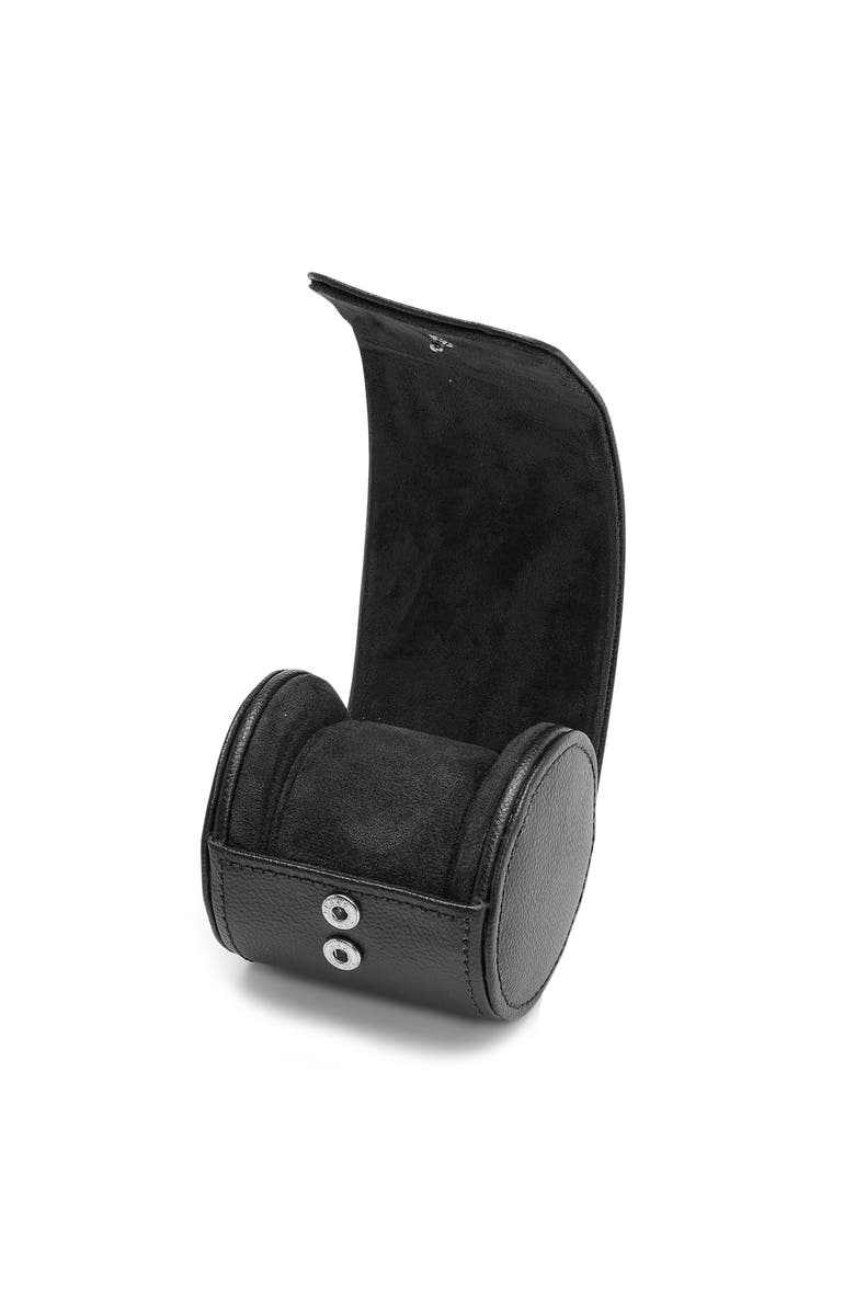 WOLF British Racing Single Watch Roll, Alternate, color, Black