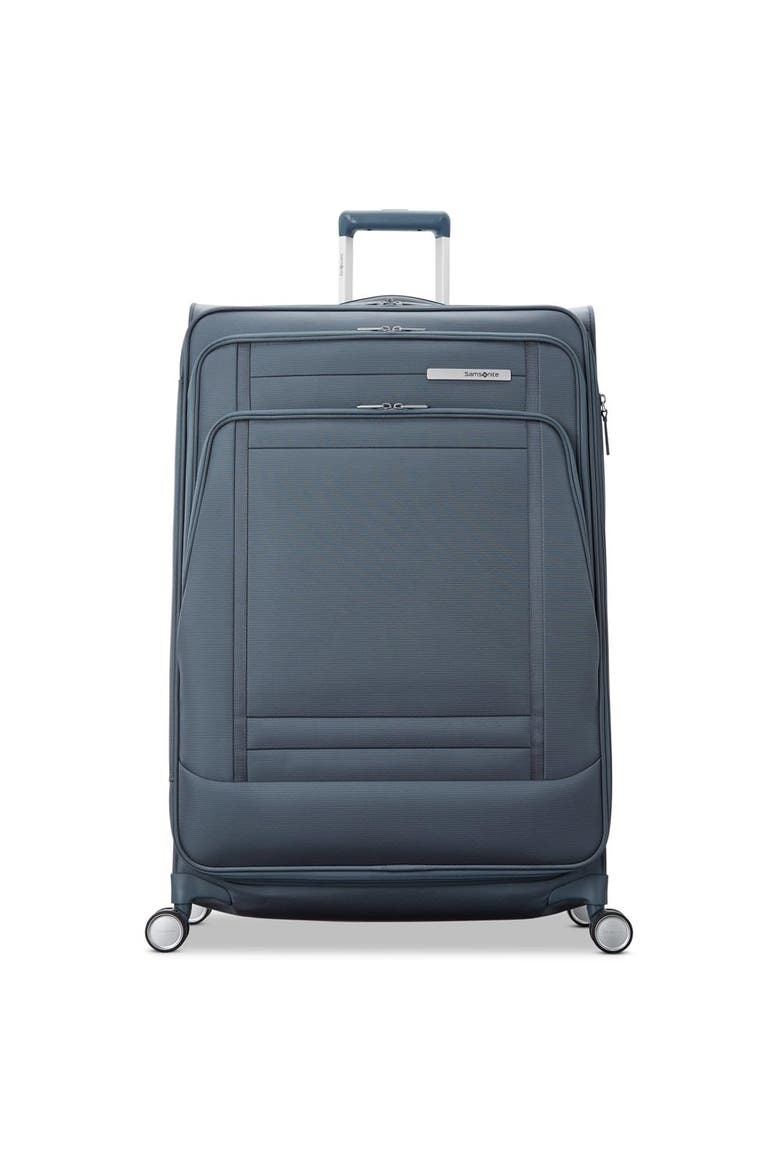 UpLIFT Softside Expandable (20"/25"/29") 3 Piece Spinner Luggage Set, Alternate, color, Elemental Blue