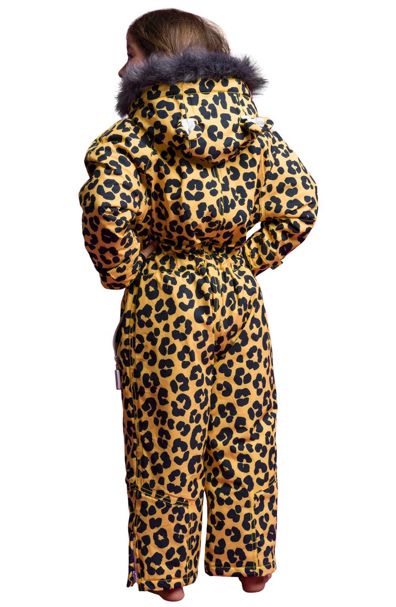 Roarsome Dash the Leopard Ski Suit, Alternate, color, Yellow/Black