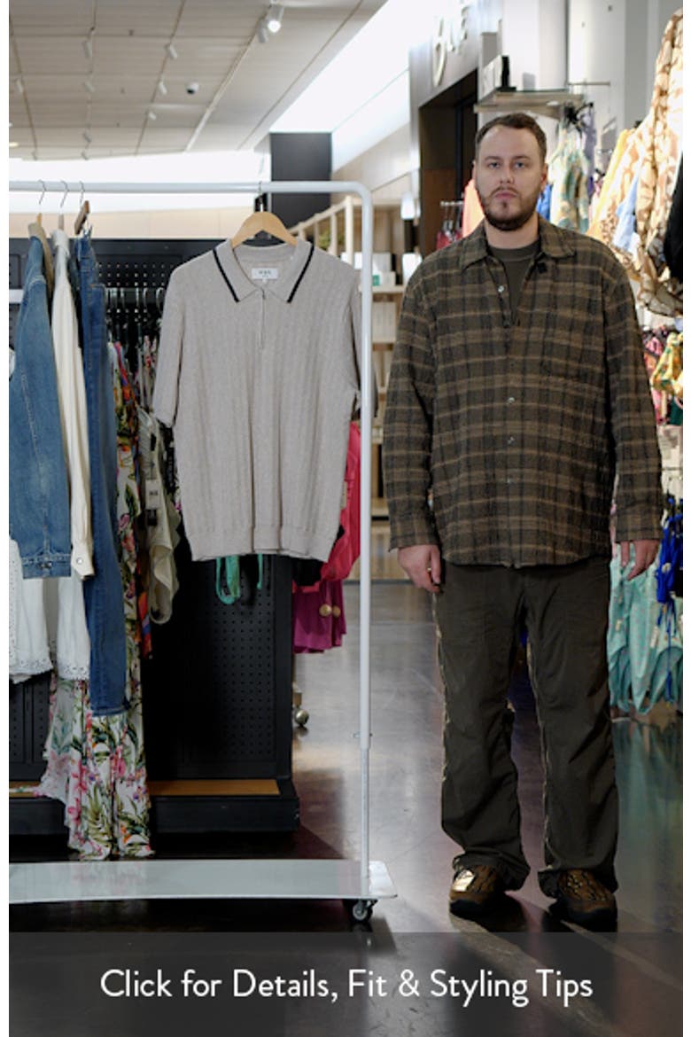 Bury Zip Polo Cotton & Cashmere Sweater video