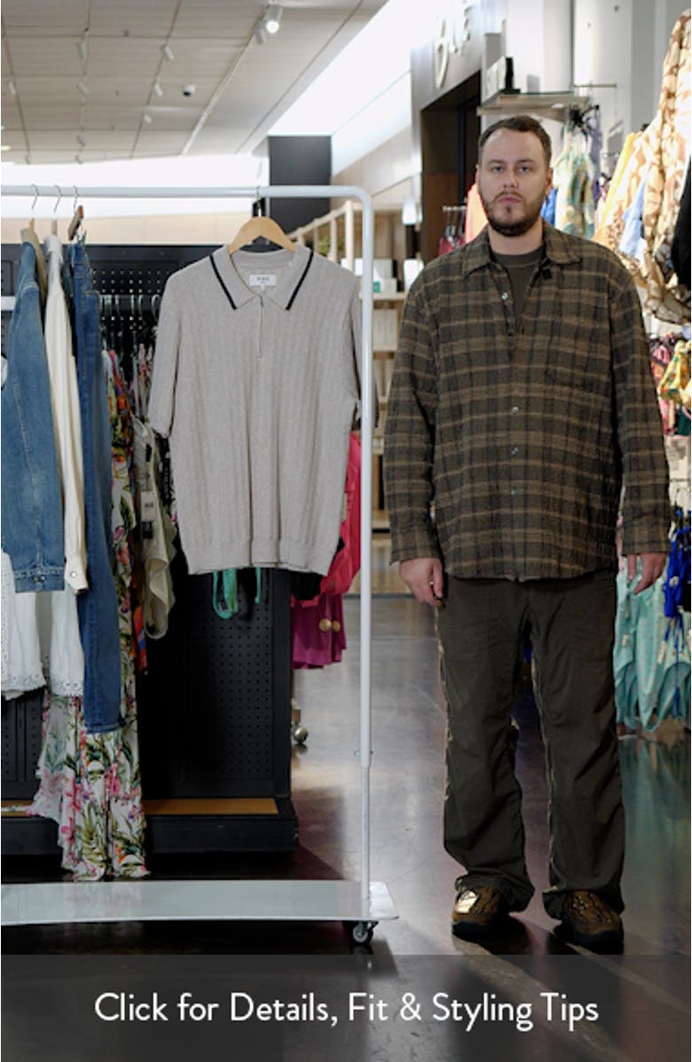 Bury Zip Polo Cotton & Cashmere Sweater, sales video thumbnail