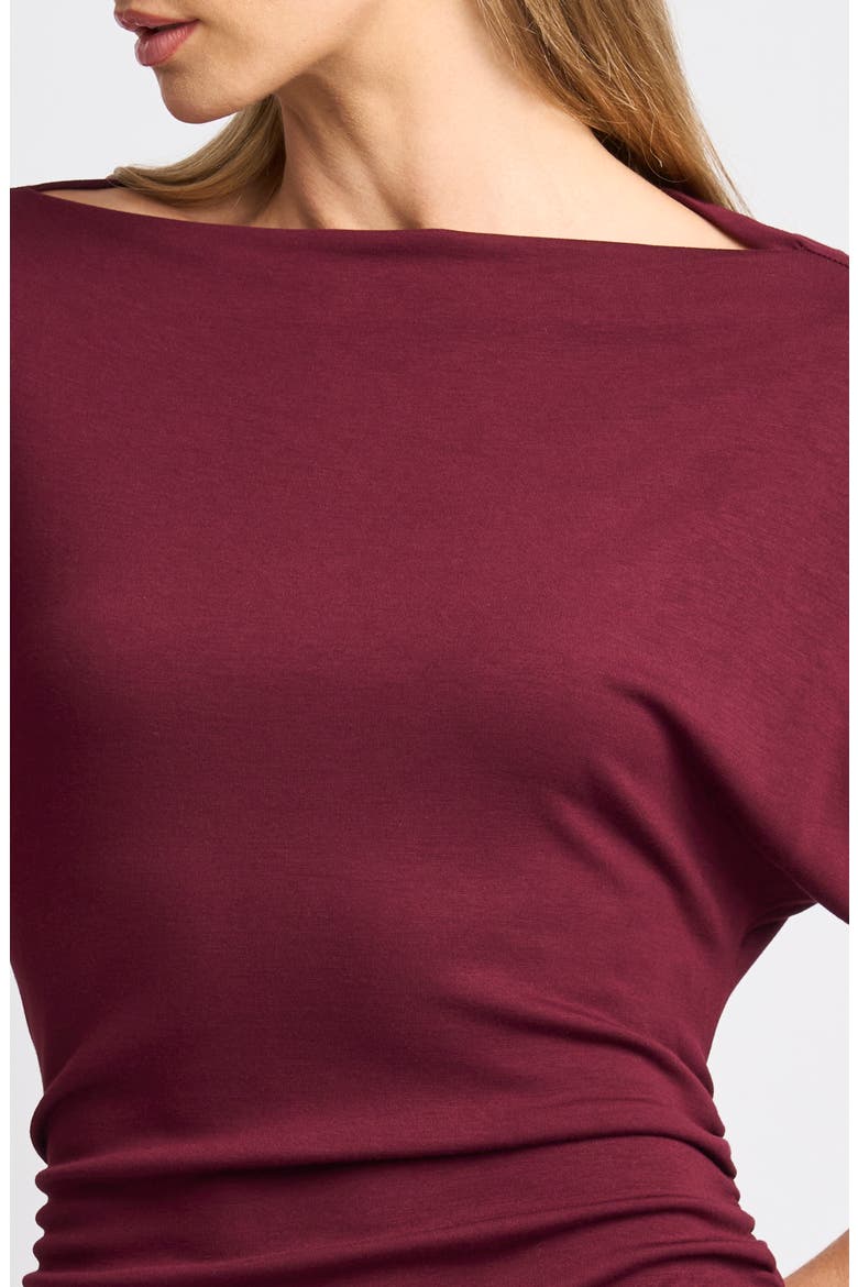 Dolman Sleeve Maxi Dress, Alternate, color, WINTERBERRY