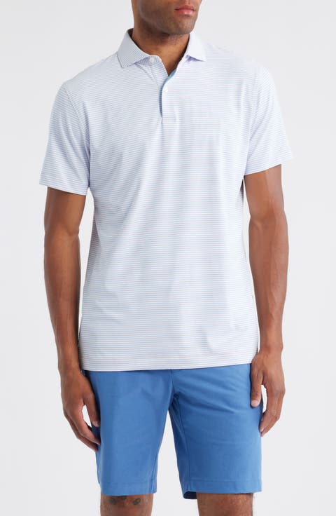 Crown Crafted Ballad Stripe Performance Jersey Polo