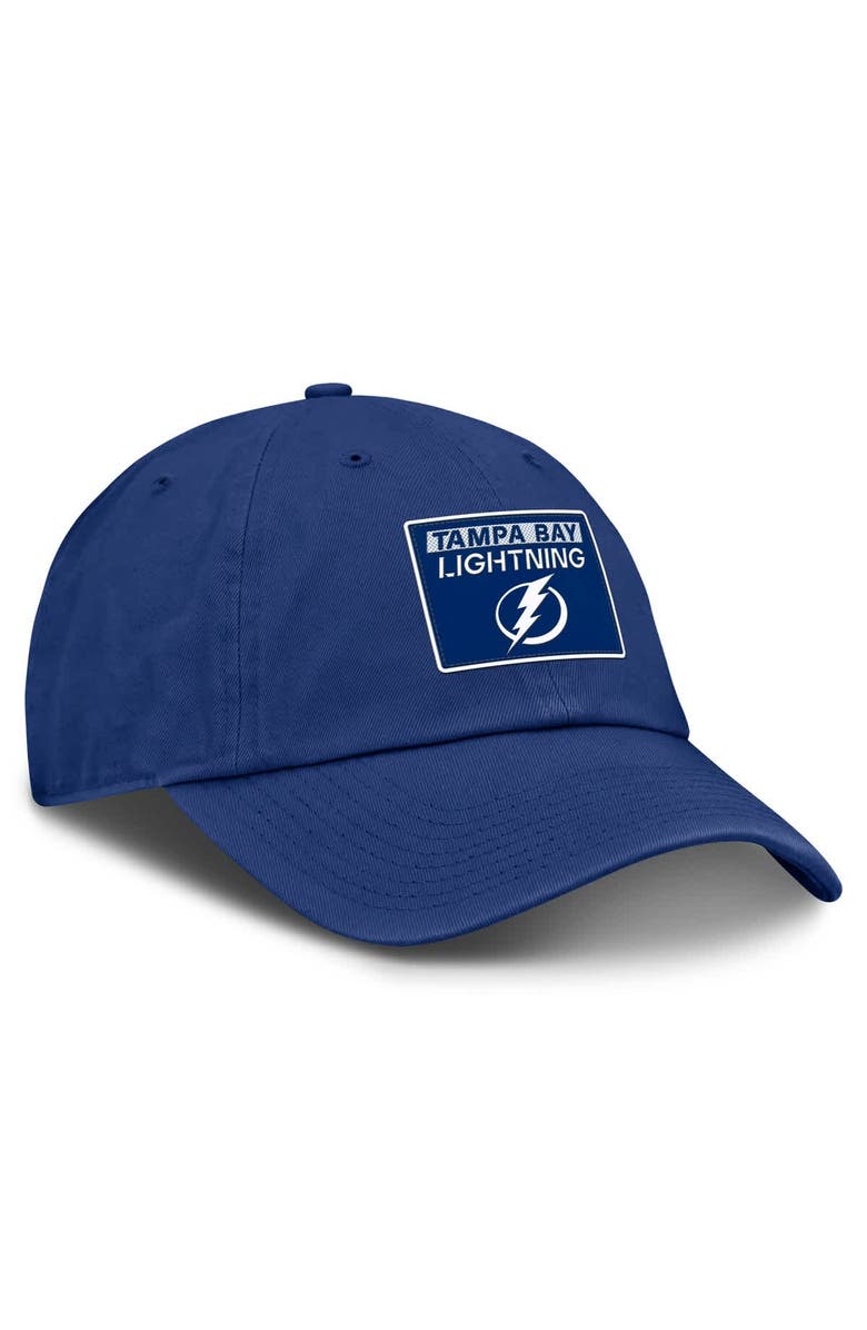 FANATICS Men's Fanatics Blue Tampa Bay Lightning Authentic Pro Prime Adjustable Hat, Alternate, color, Blue