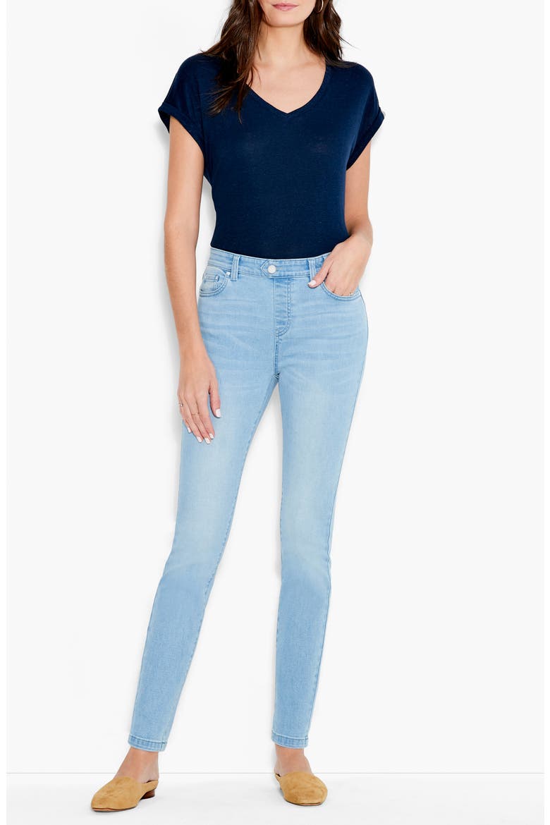 Ankle Slim Fit Jeans, Alternate, color, BREEZE