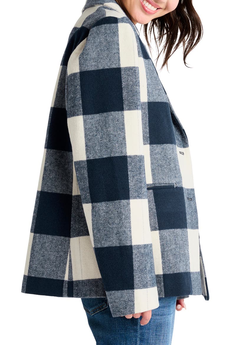 Ricki Plaid Blazer, Alternate, color, NAVY PLAID