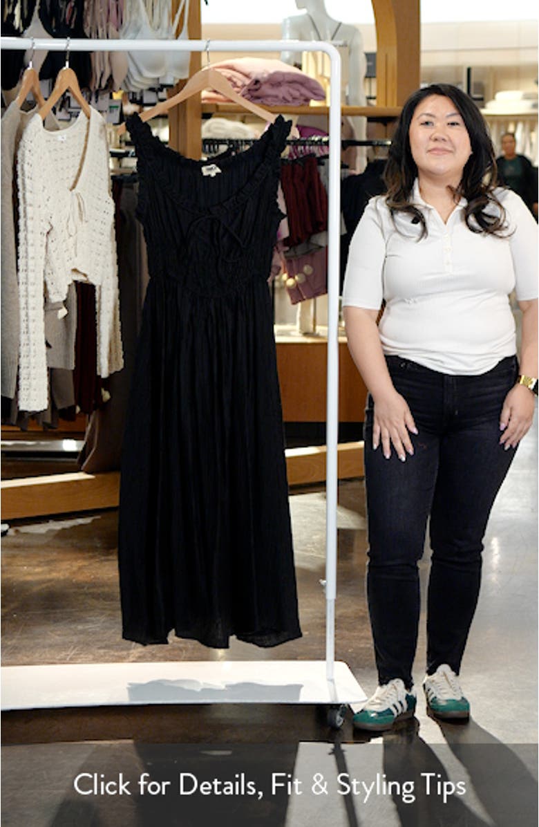 Sanne Smock Waist Sundress, sales video thumbnail