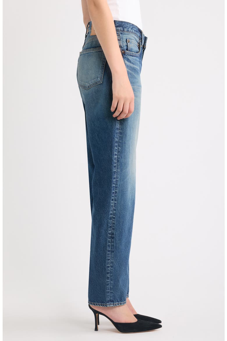 Minneapolis High Waist Curved Leg Jeans, Alternate, color, BLUE