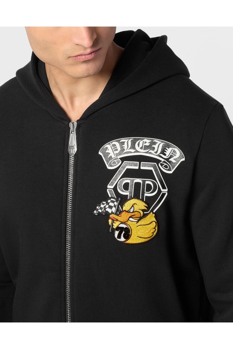 Sweatjacket Gothic Duck Men, Alternate, color, black