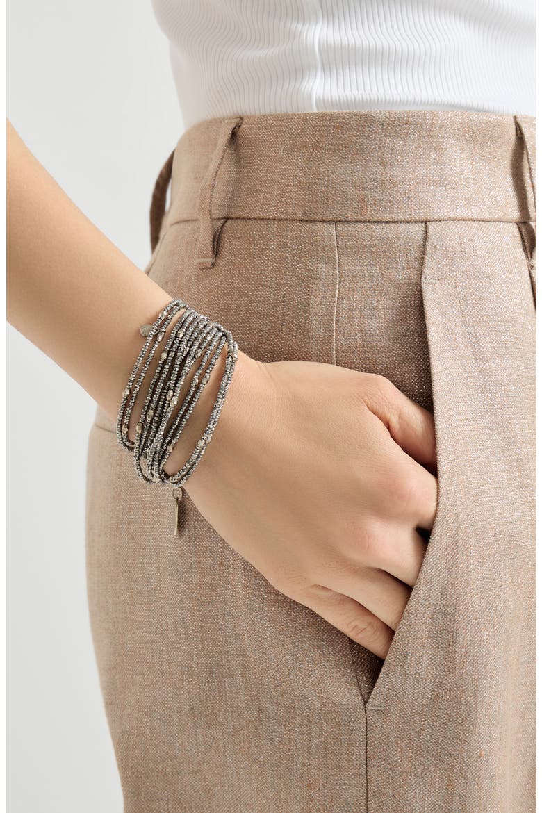 Wrap Bracelet, Alternate, color, Grey