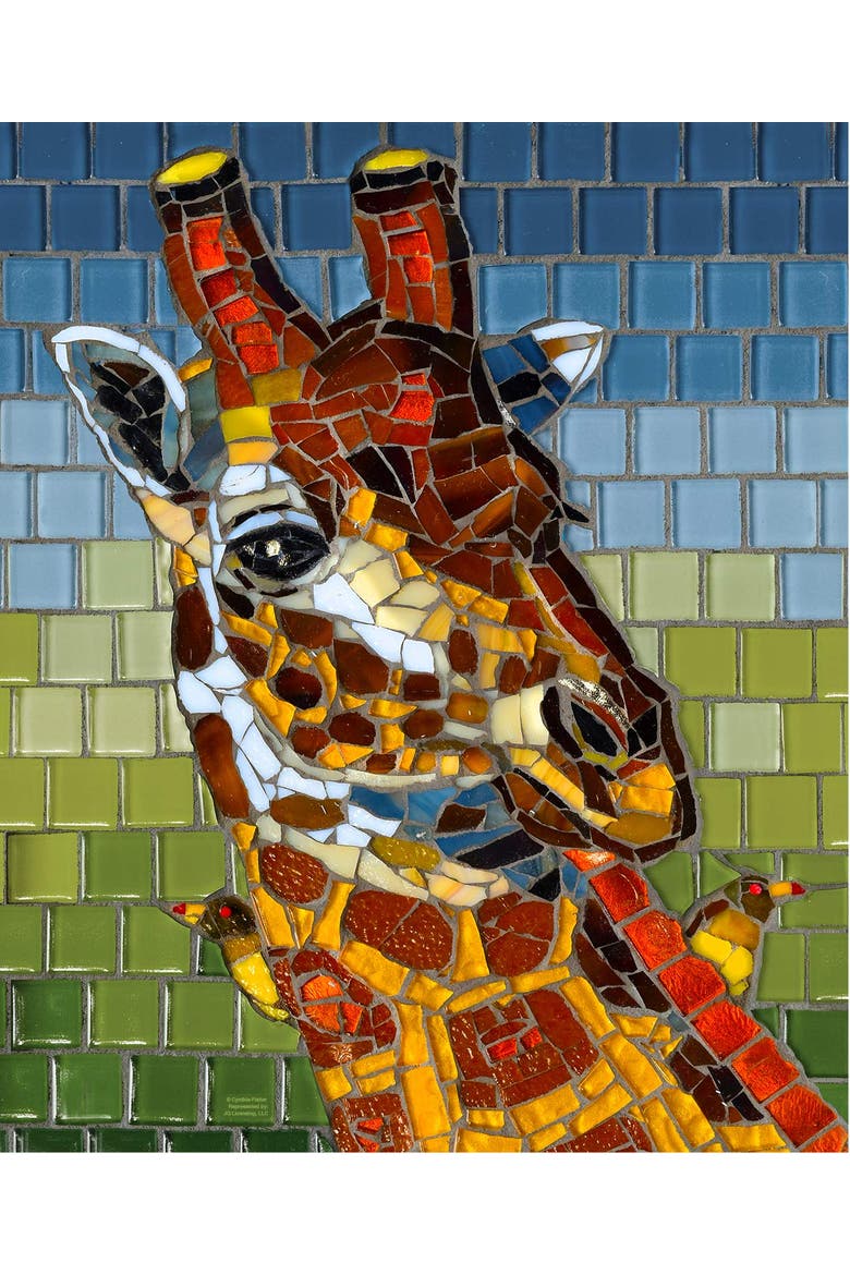 Stained Glass Giraffe 1000 piece Jigsaw Puzzle for Adults, Alternate, color, Multicolor
