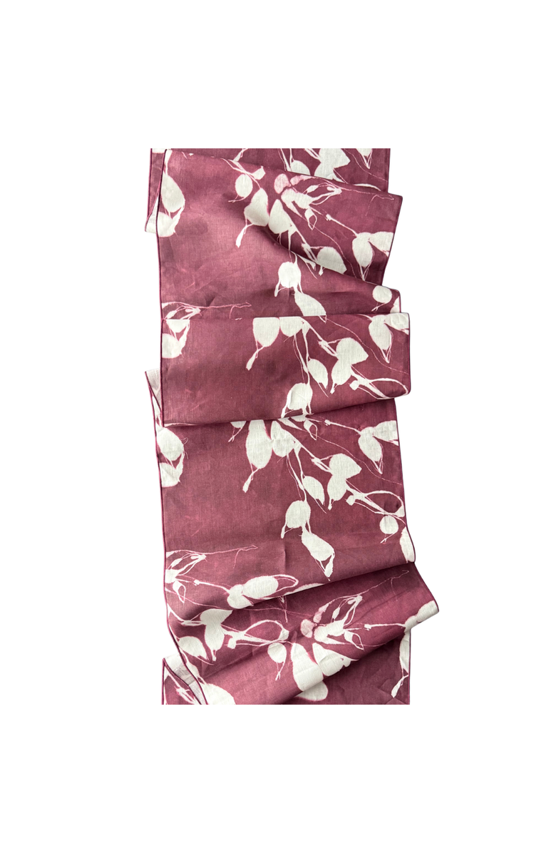 Goldie Home Porto Print in Auberinge Runner, Main, color, Aubergine