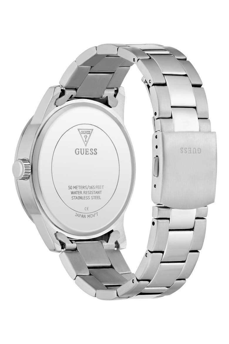 Trey Multifunction Bracelet Watch, 44mm, Alternate, color, SILVER TONE