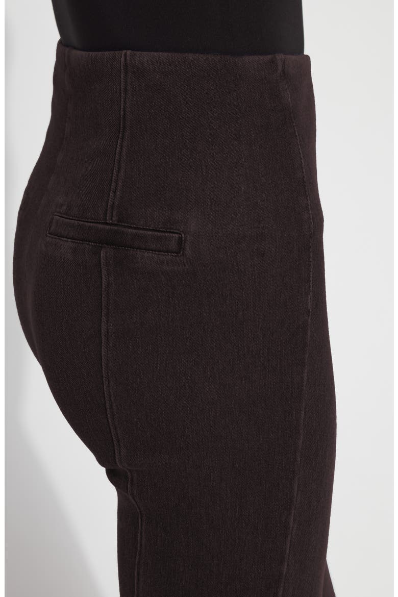 'Lyssentials Wide Leg Denim Trousers, Alternate, color, DOUBLE ESPRESSO