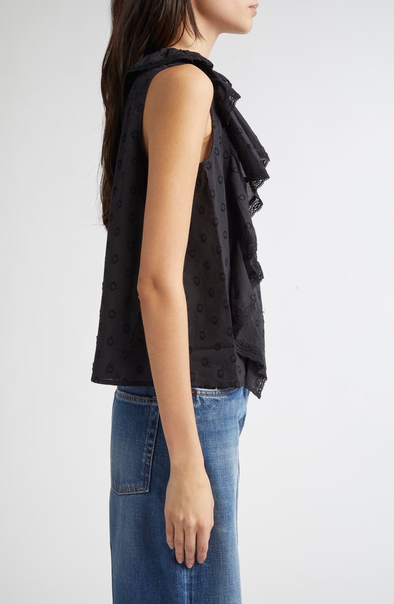 Ulla Johnson Thalia Ruffle Sleeveless Top, Alternate, color, 