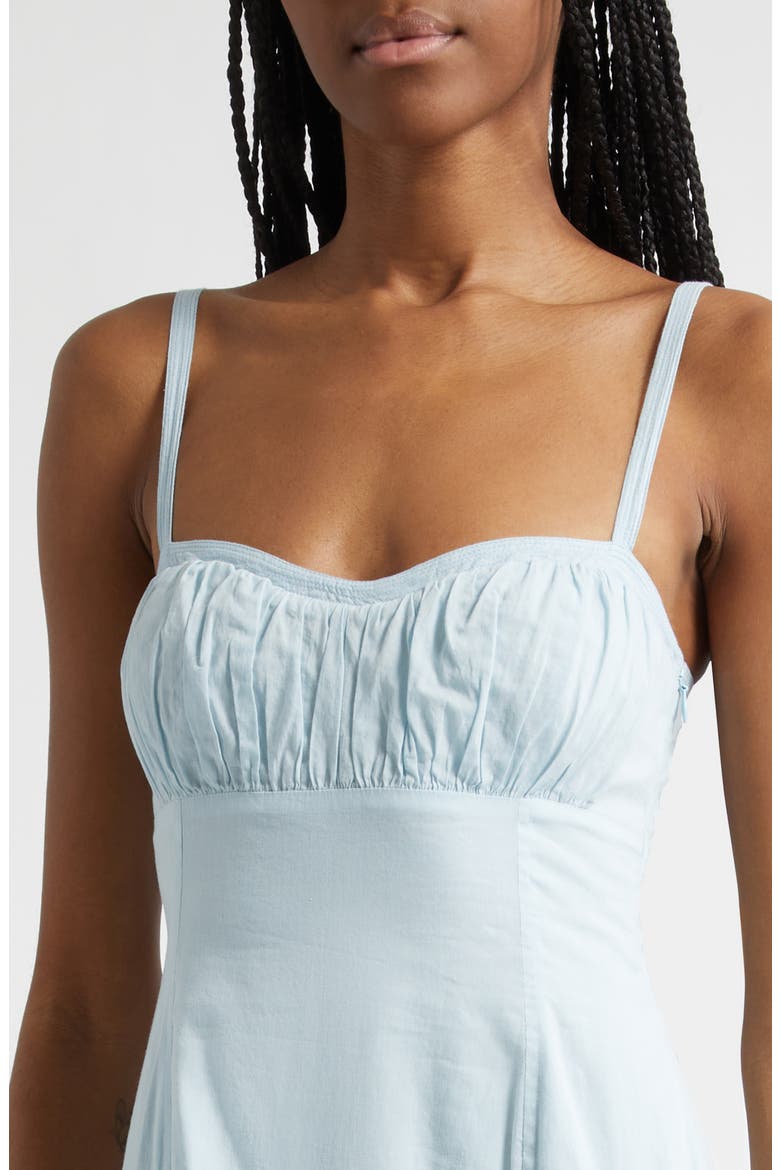 Emmalina Sweetheart Neck Tiered Midi Dress, Alternate, color, ADRIATIC