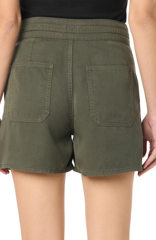 Hudson Jeans Pieced Waist Denim Shorts In Ivy