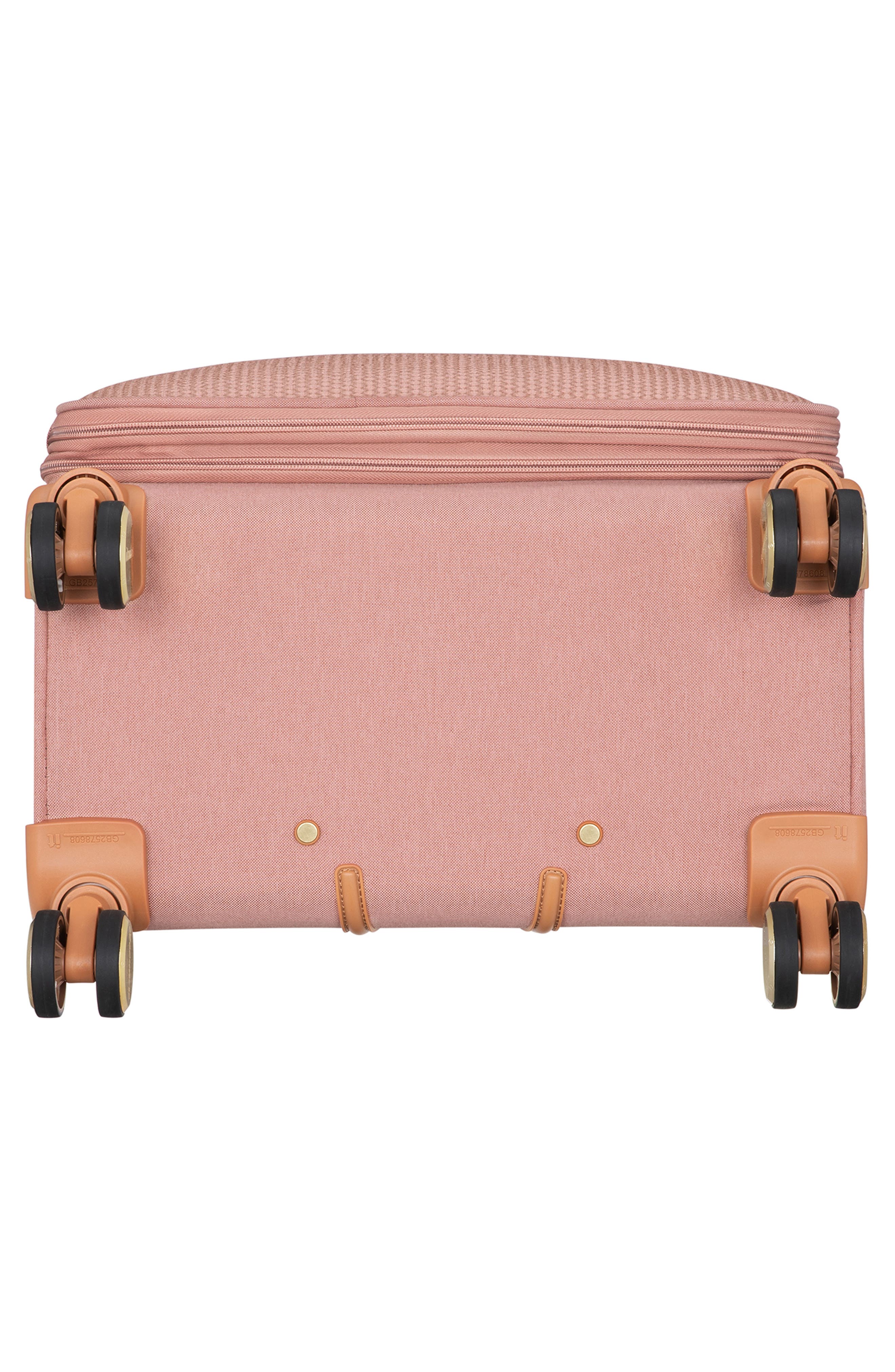 IT COUTURE Odelia 23-Inch Soft Shell Spinner Suitcase, Alternate, color, Pink / Brown