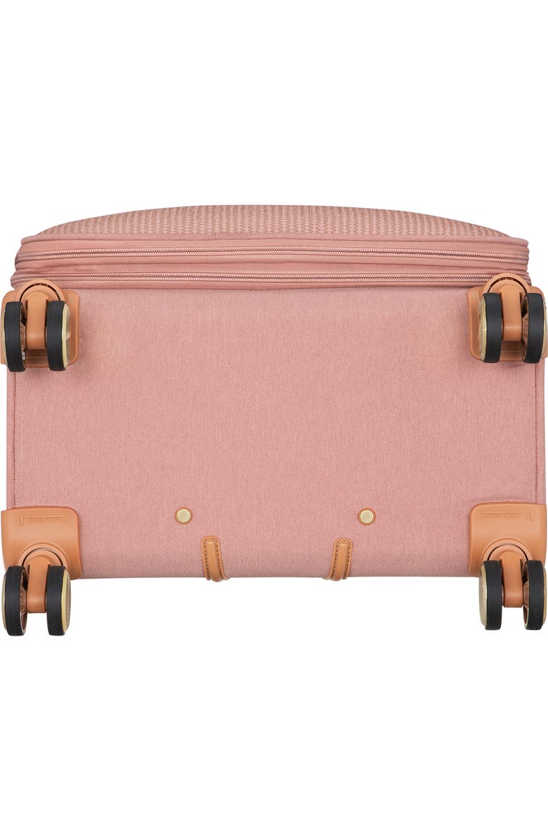 IT COUTURE Odelia 23-Inch Soft Shell Spinner Suitcase, Alternate, color, Pink / Brown