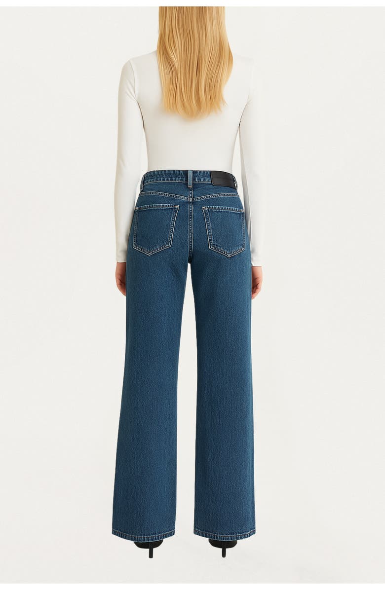 Nocturne Long-Sleeve Jersey Bodysuit, Alternate, color, White